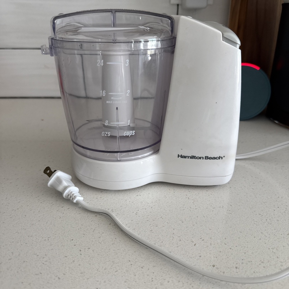 Hamilton Beach 72600 Fresh Chop Food Chopper 3 Cup 2 Pulse Speeds